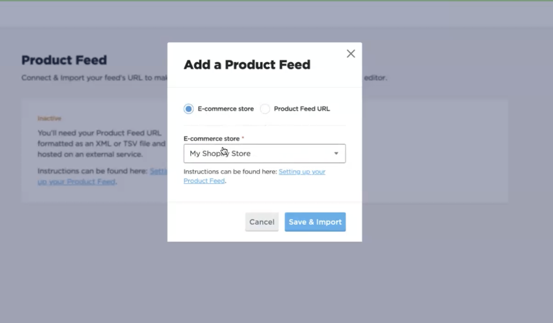 Setting up Shopify integration